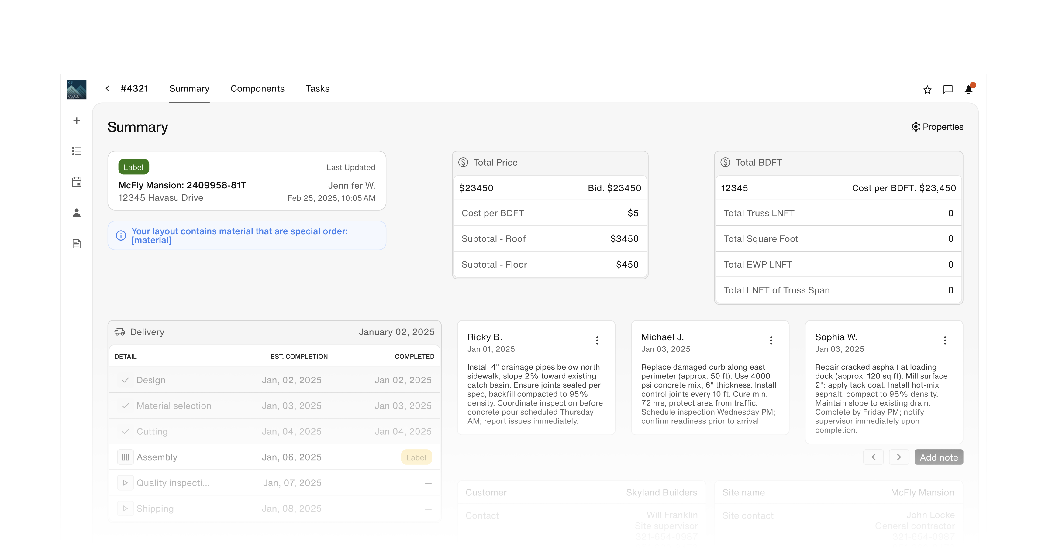 Simpson Strong-Tie SaaS Software Prototype